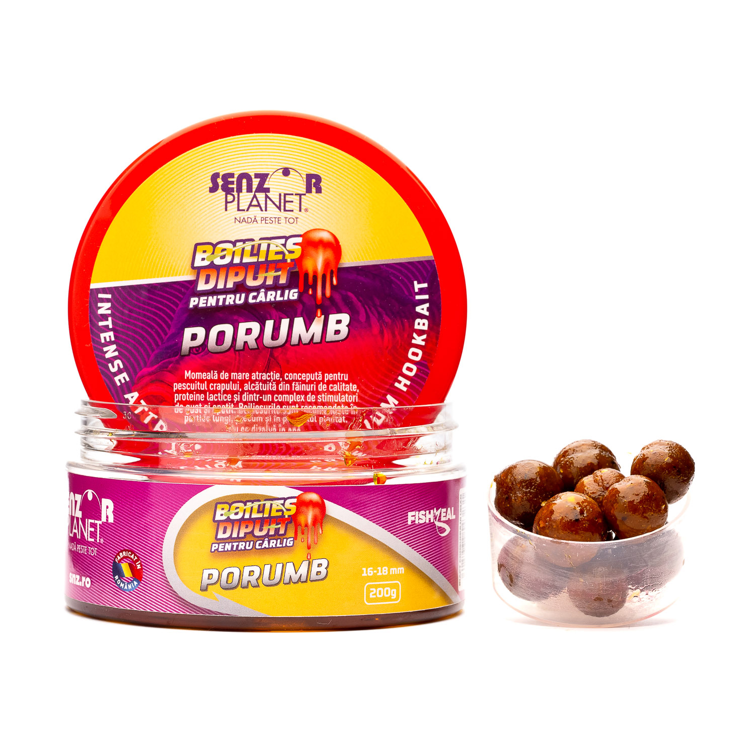 BOILIES DIPUIT PENTRU CARLIG PORUMB 16-18mm 200g