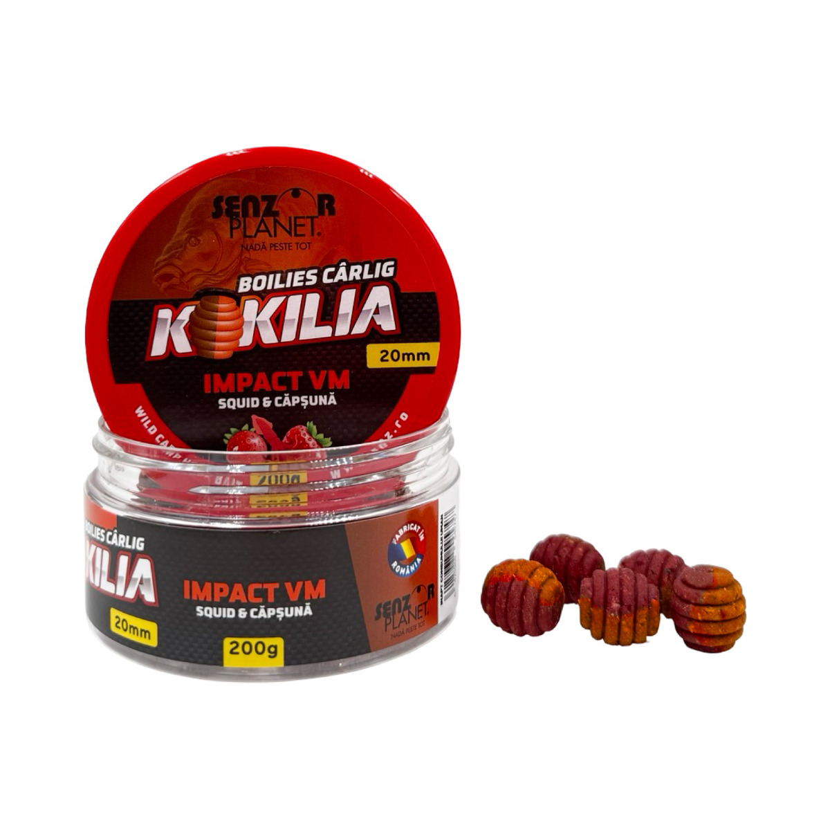 BOILIES&#x20;KOKILIA&#x20;PENTRU&#x20;CARLIG&#x20;IMPACT&#x20;VM&#x20;&#x28;MARO-PORTOCALIU&#x29;&#x20;20mm&#x20;200g