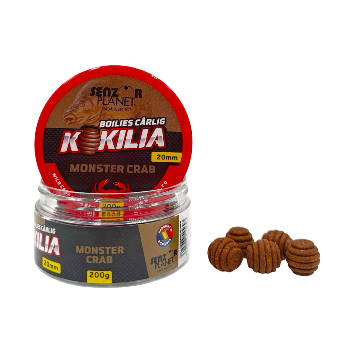 BOILIES&#x20;KOKILIA&#x20;PENTRU&#x20;CARLIG&#x20;MONSTER&#x20;CRAB&#x20;&#x28;MARO&#x29;&#x20;20mm&#x20;200g
