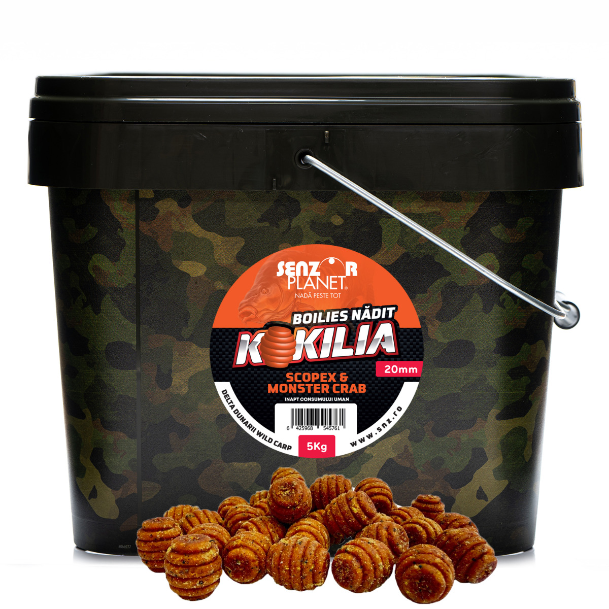 BOILIES&#x20;KOKILIA&#x20;SCOPEX&#x20;&amp;&#x20;MONSTER&#x20;CRAB&#x20;&#x28;PORTOCALIU&#x29;&#x20;20mm&#x20;5kg
