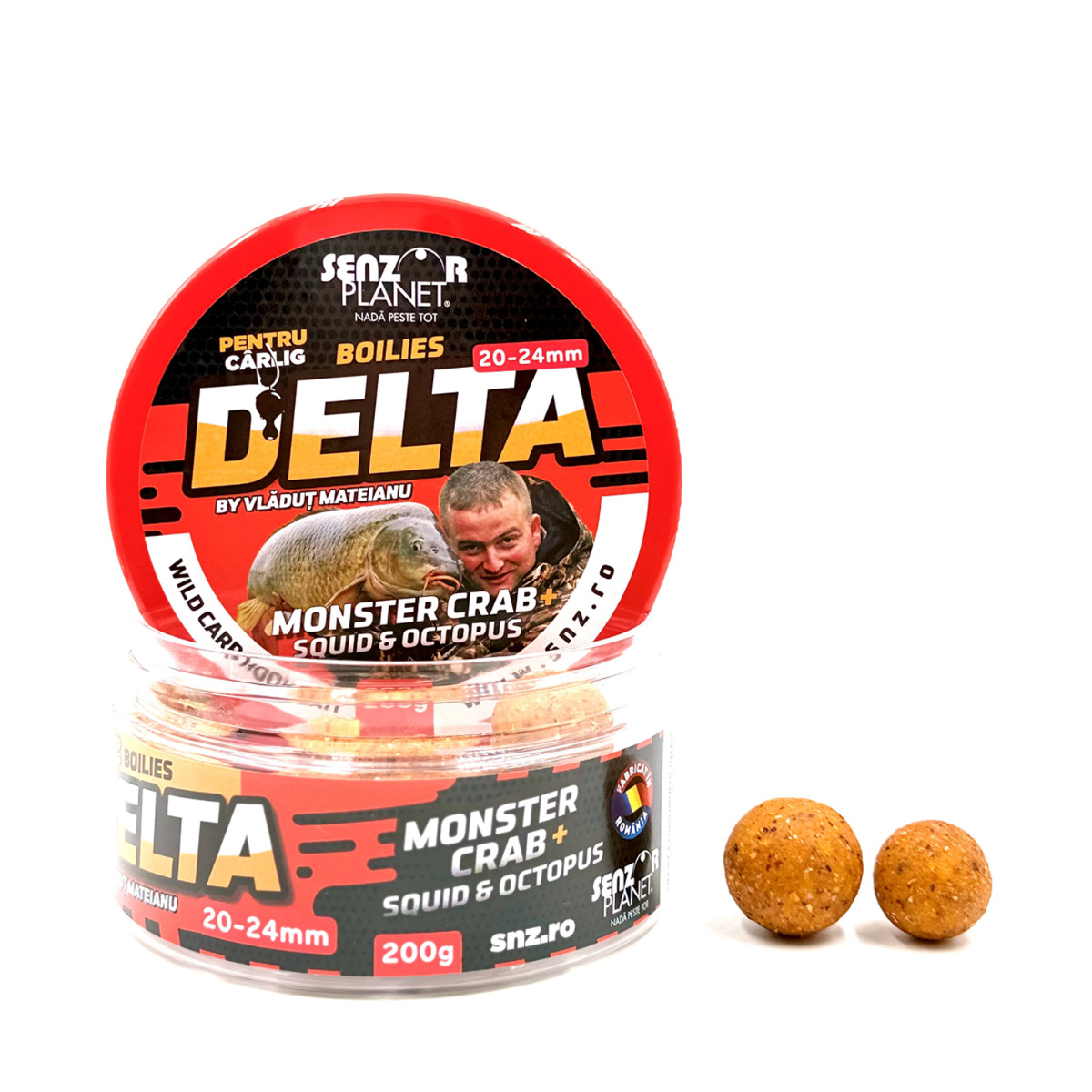 BOILIES&#x20;PENTRU&#x20;CARLIG&#x20;DELTA&#x20;&#x28;PORTOCALIU&#x29;&#x20;20-24mm&#x20;200g