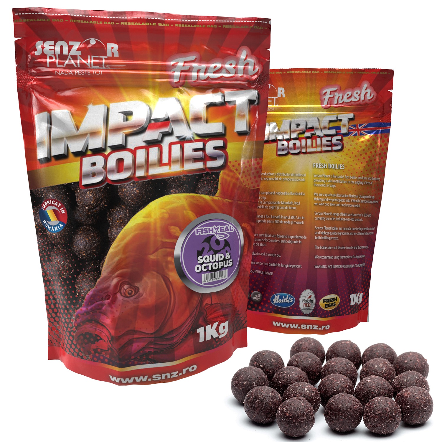 BOILIES&#x20;SQUID&#x20;&amp;&#x20;OCTOPUS&#x20;20mm&#x20;1kg