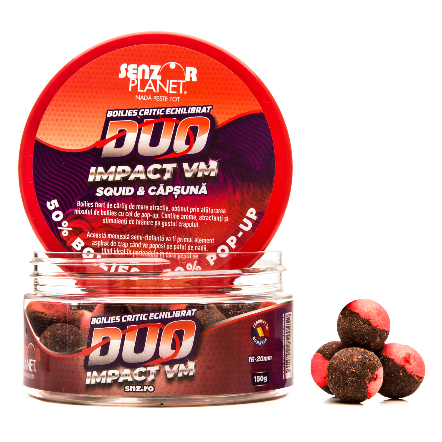 BOILIES&#x20;PENTRU&#x20;CARLIG&#x20;DUO&#x20;IMPACT&#x20;VM&#x20;16-20mm&#x20;150g