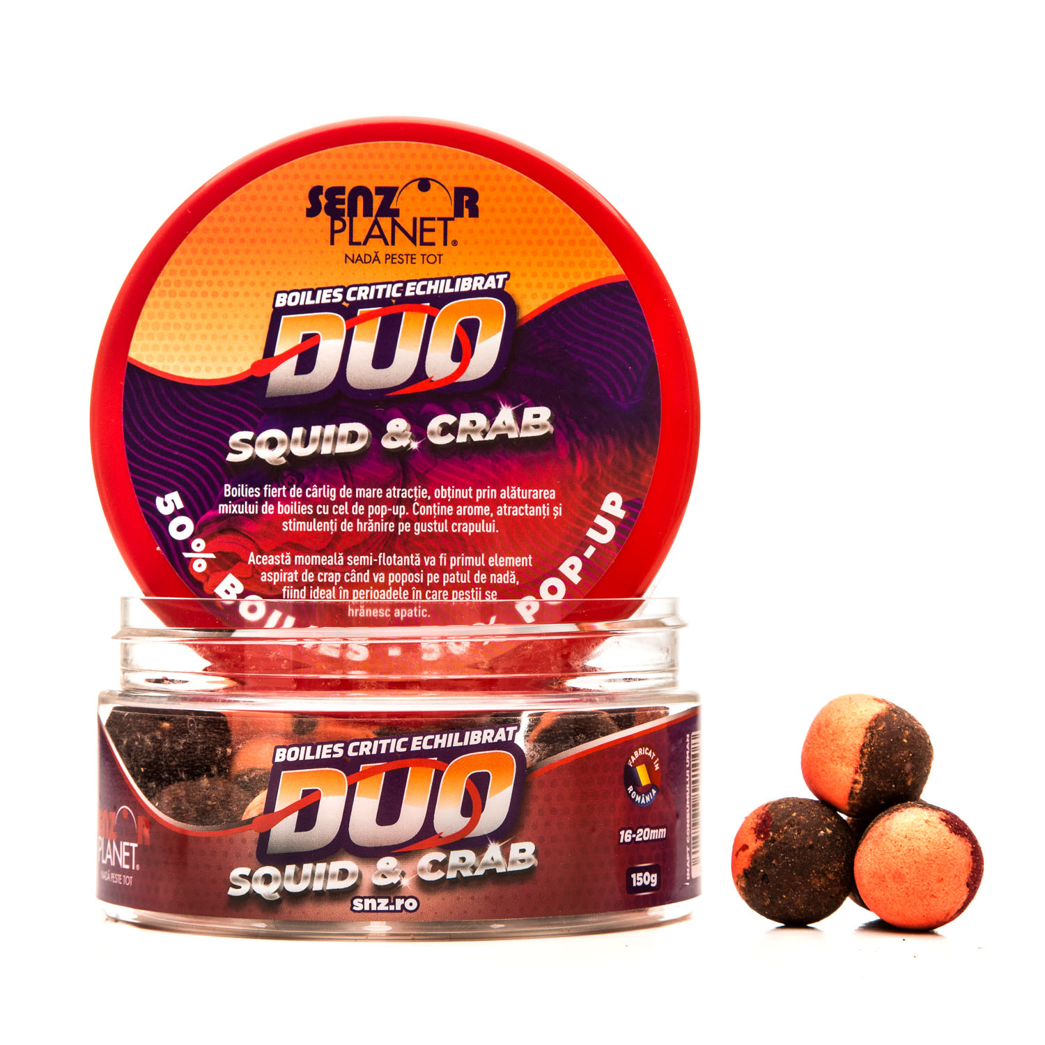 BOILIES&#x20;PENTRU&#x20;CARLIG&#x20;DUO&#x20;SQUID&#x20;&amp;&#x20;CRAB&#x20;16-20mm&#x20;150g