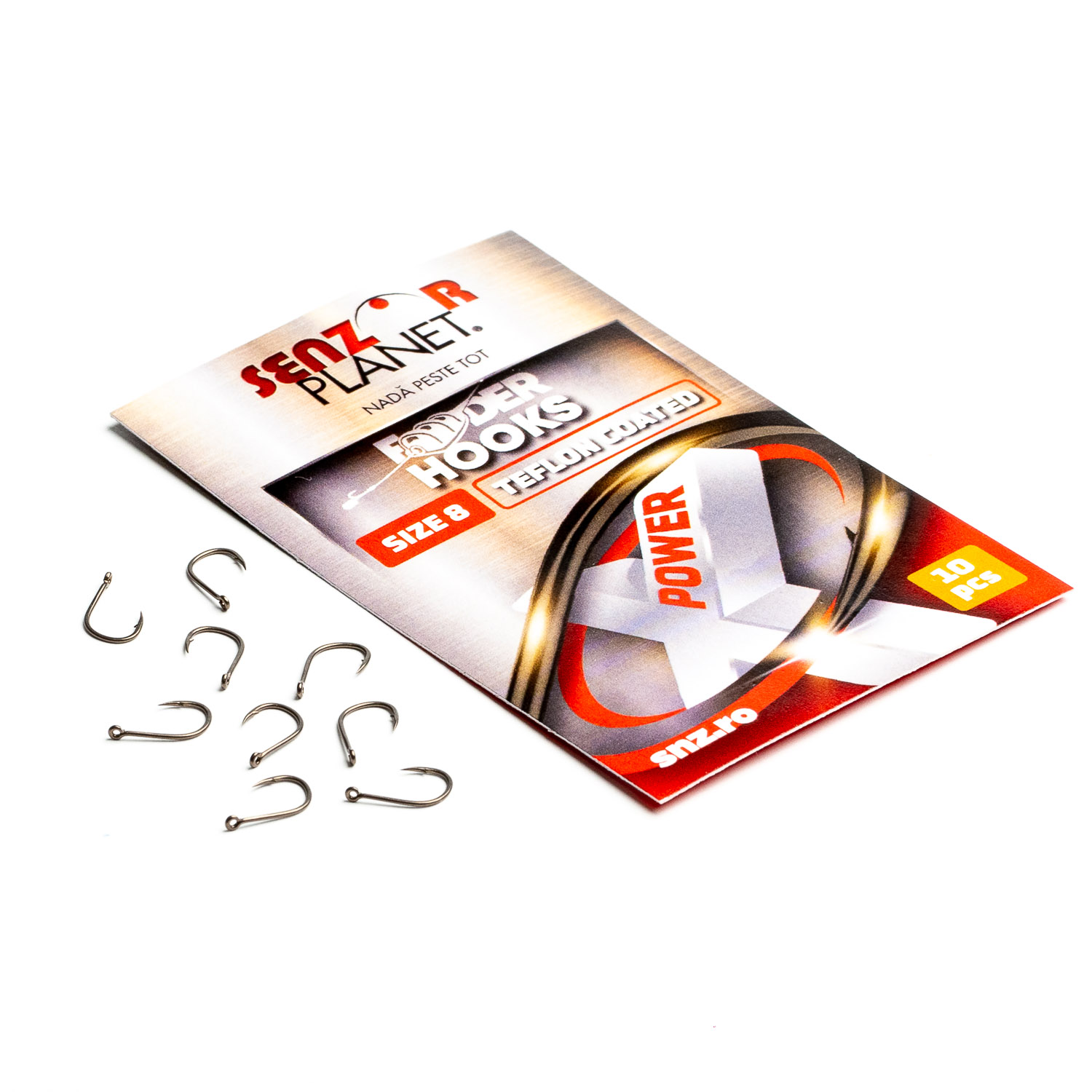 CARLIGE TEFLONATE PENTRU FEEDER NR 8 - 10buc