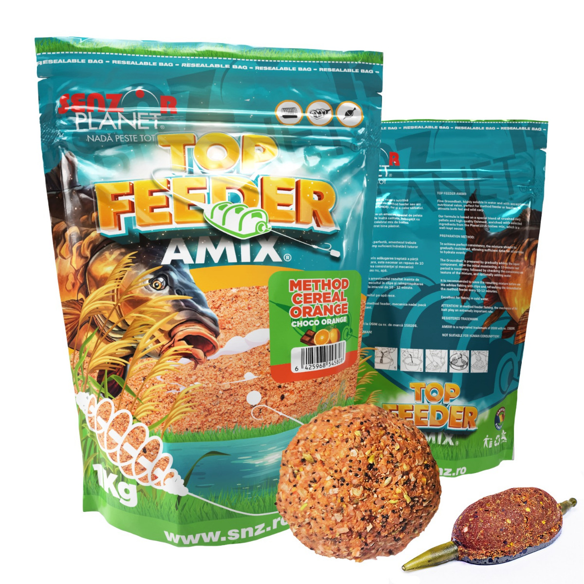 TOP FEEDER AMIX® METHOD CEREAL ORANGE (CHOCO ORANGE) 1kg