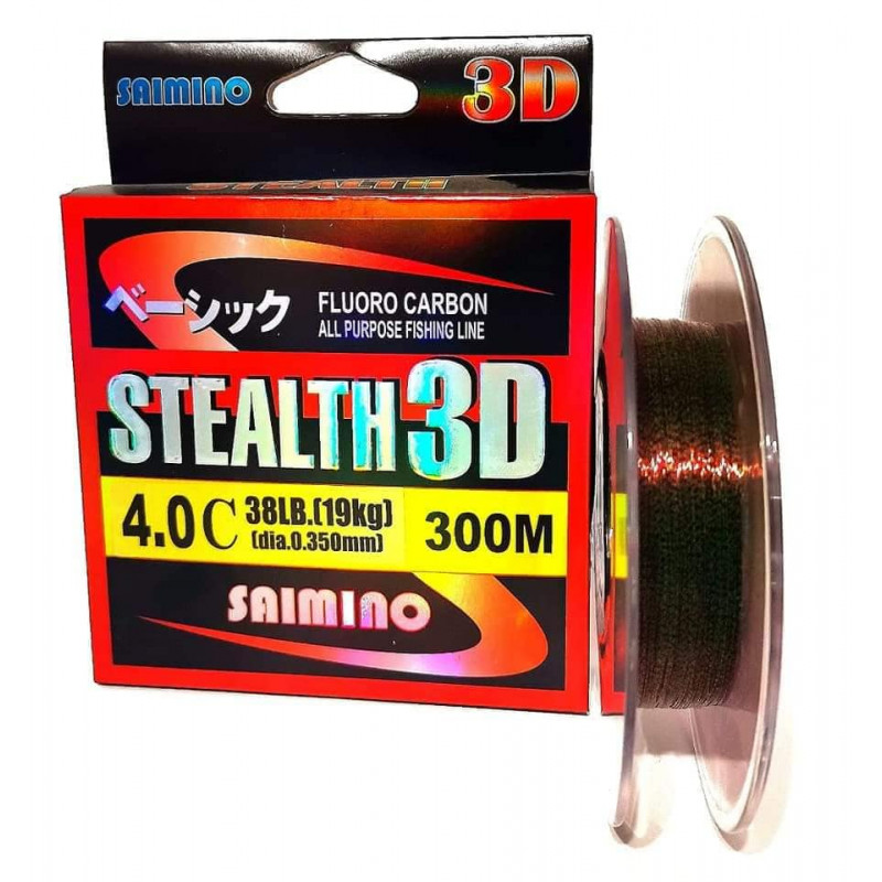FIR FLUOROCARBON SAIMINO STEALTH 3D, 300m