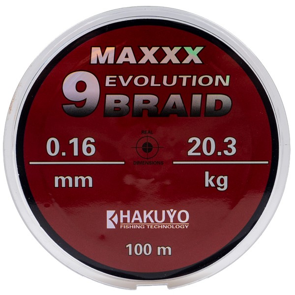 FIR TEXTIL HAKUYO MAXXX EVOLUTION 9 BRAID, 100m