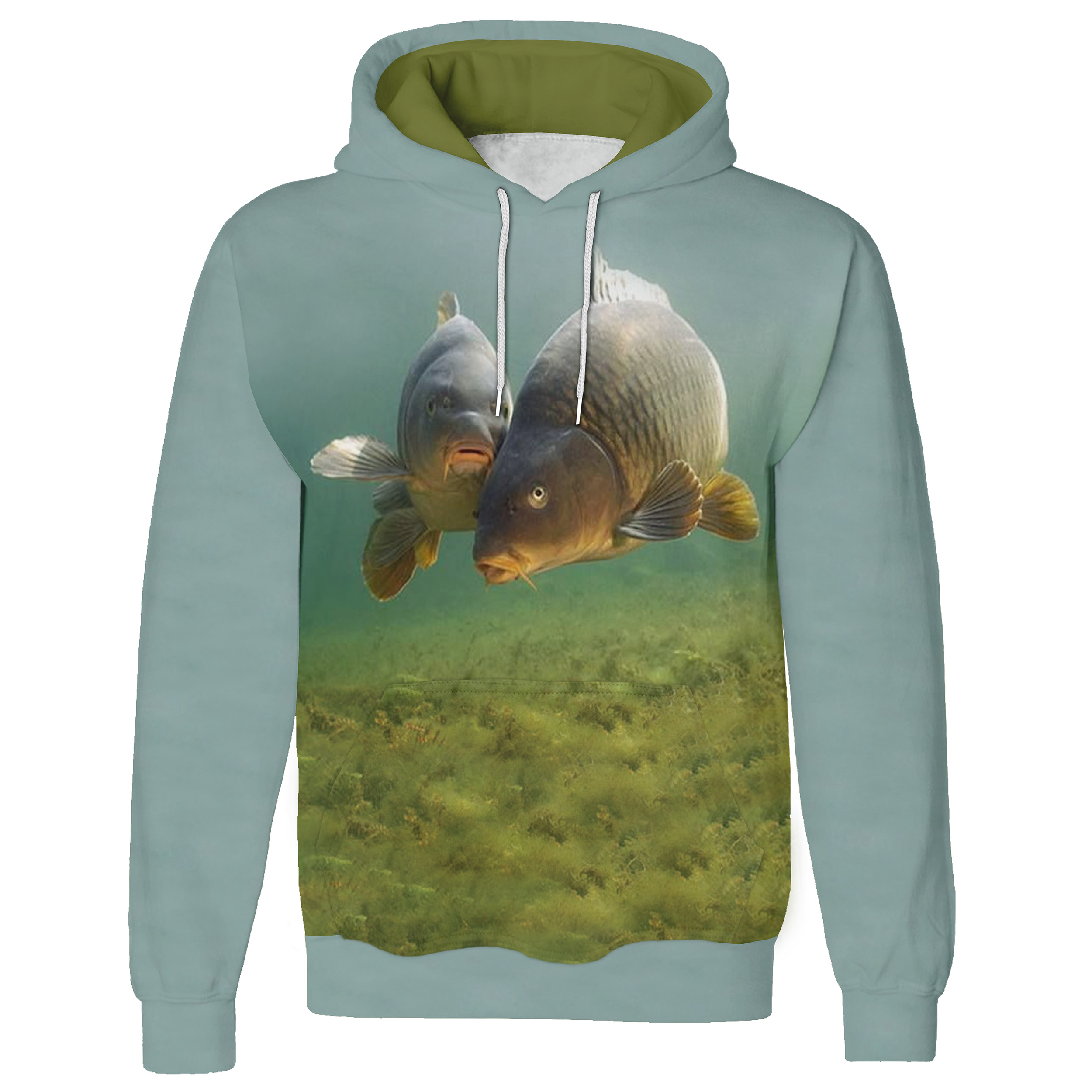 HANORAC PESCUIT CRAPI VERDE TURCOAZ