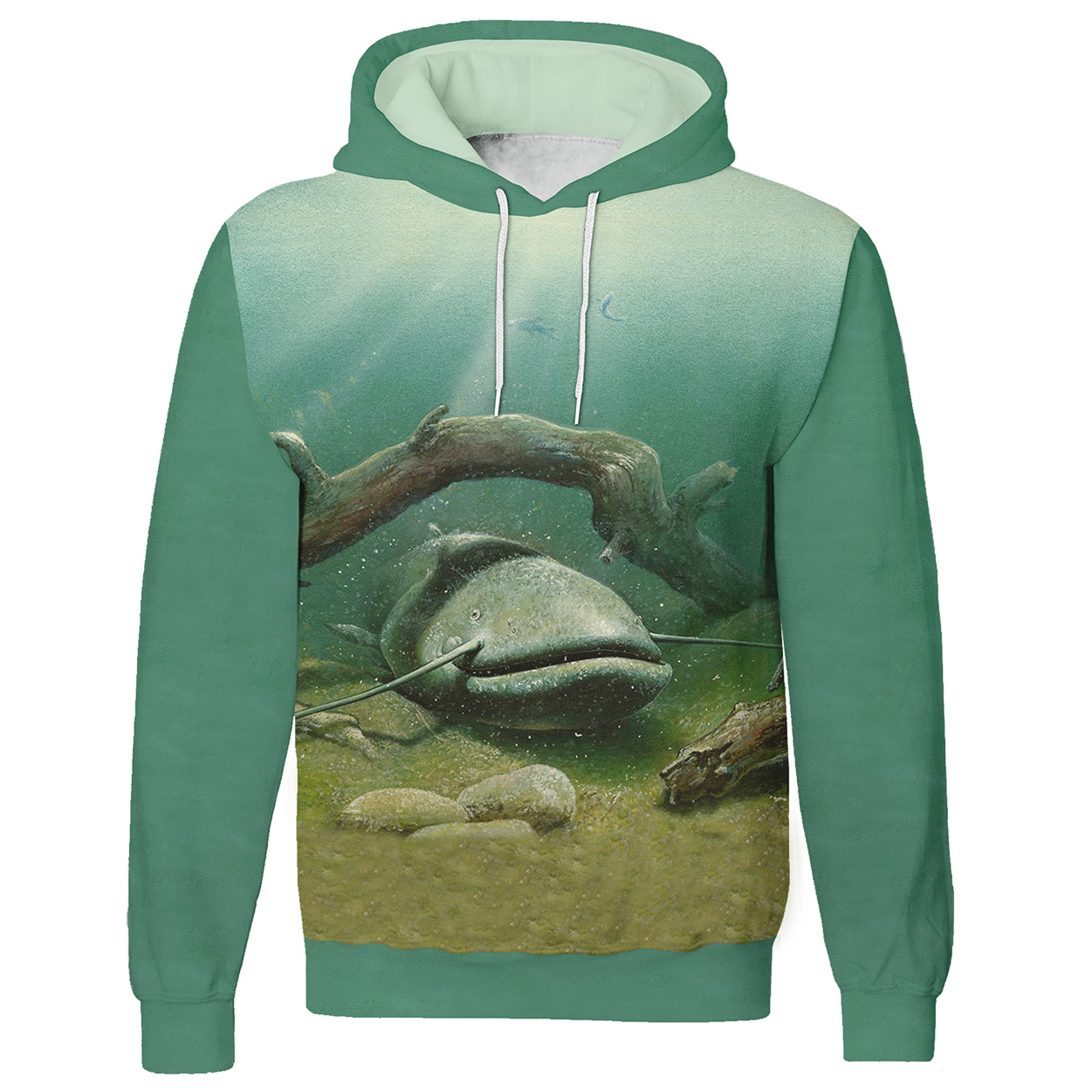 HANORAC PESCUIT SOMN VERDE TURCOAZ