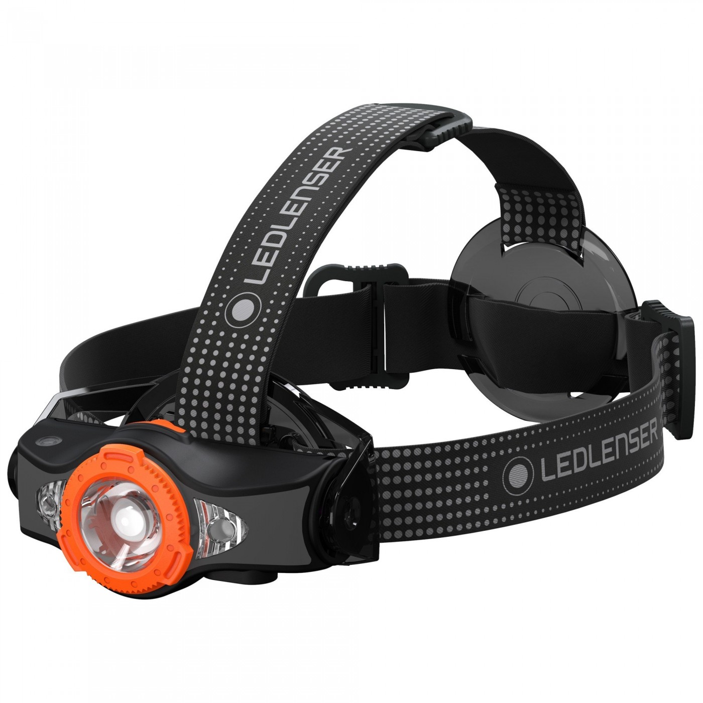 LANTERNA DE CAP LED LENSER MH11 BLUETOOTH, BLACK ORANGE, REINCARCABILA 1000 LMN