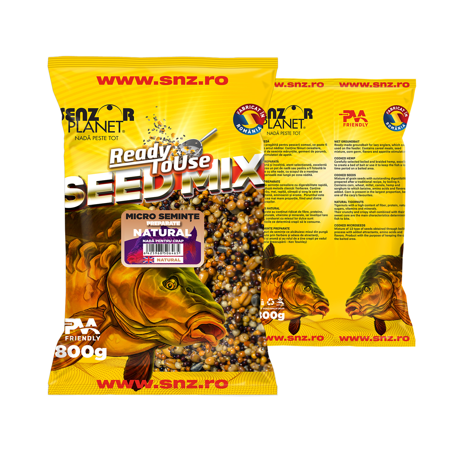 MICRO SEMINTE NATURAL 800g