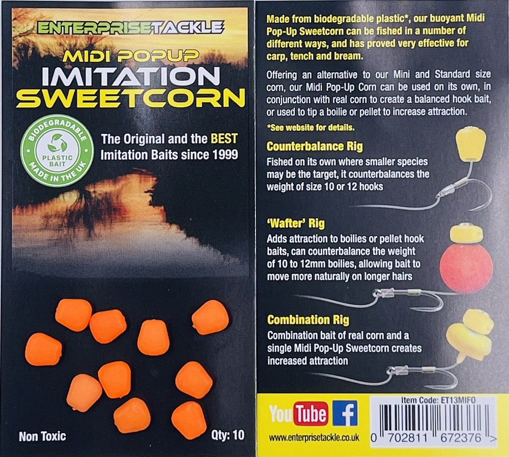 MIDI&#x20;POPUP&#x20;SWEETCORN&#x20;FLUORO&#x20;ORANGE&#x20;10buc&#x20;