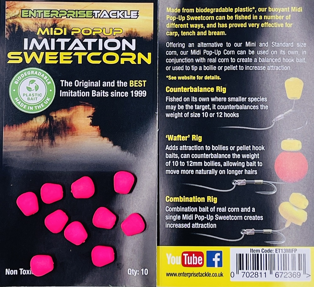 MIDI&#x20;POPUP&#x20;SWEETCORN&#x20;FLUORO&#x20;PINK&#x20;10buc&#x20;