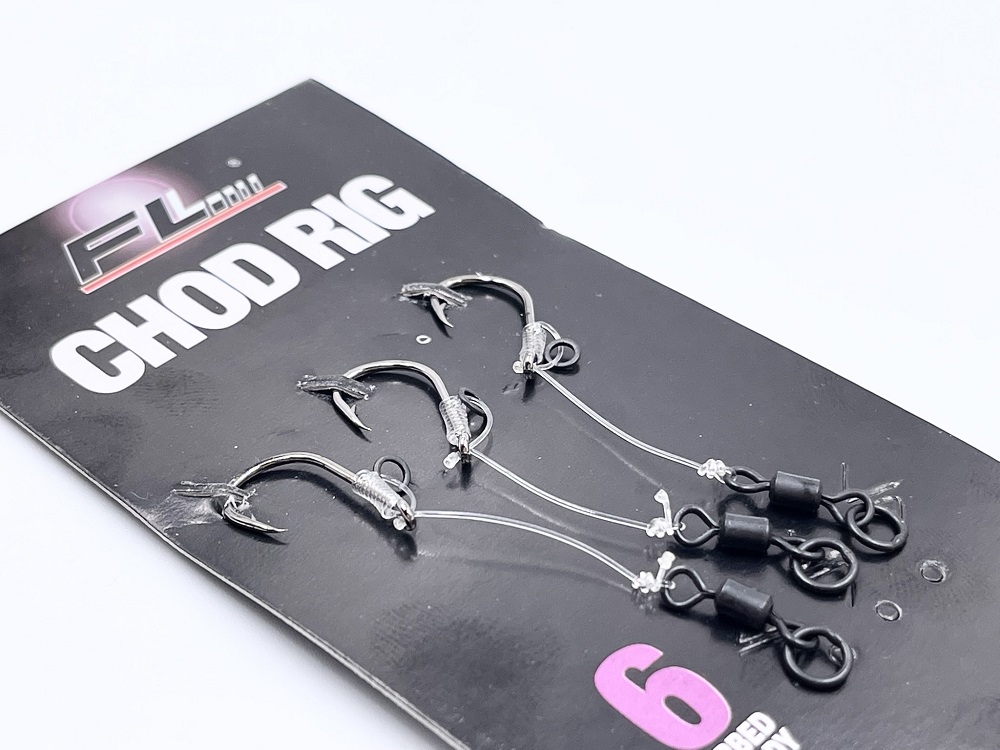 MONTURA FL CHOD RIG SHORT BARBED 6cm, 3 buc