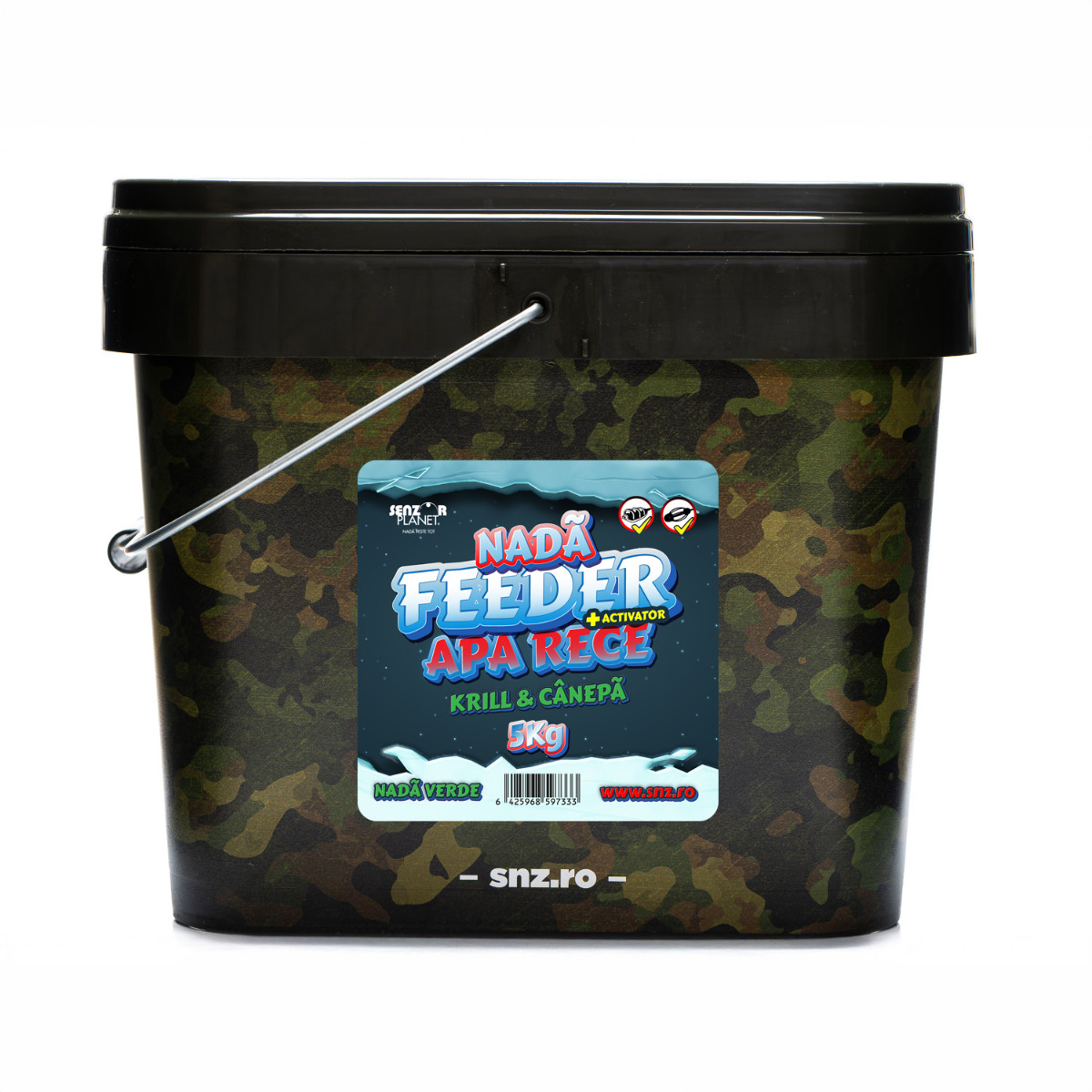 NADA FEEDER APA RECE KRILL & CANEPA 5kg + ACTIVATOR 250ml