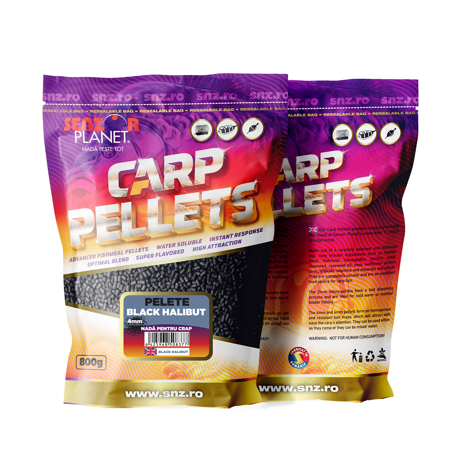 PELETE&#x20;BLACK&#x20;HALIBUT&#x20;4mm&#x20;800g