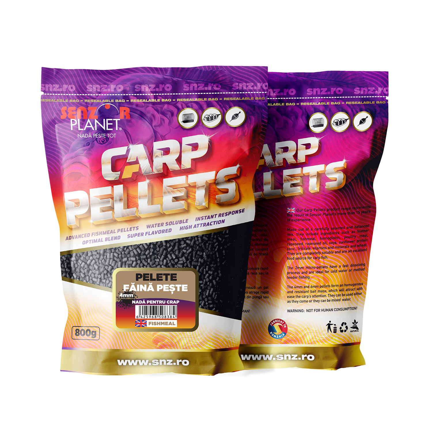 PELETE&#x20;FAINA&#x20;PESTE&#x20;4mm&#x20;800g