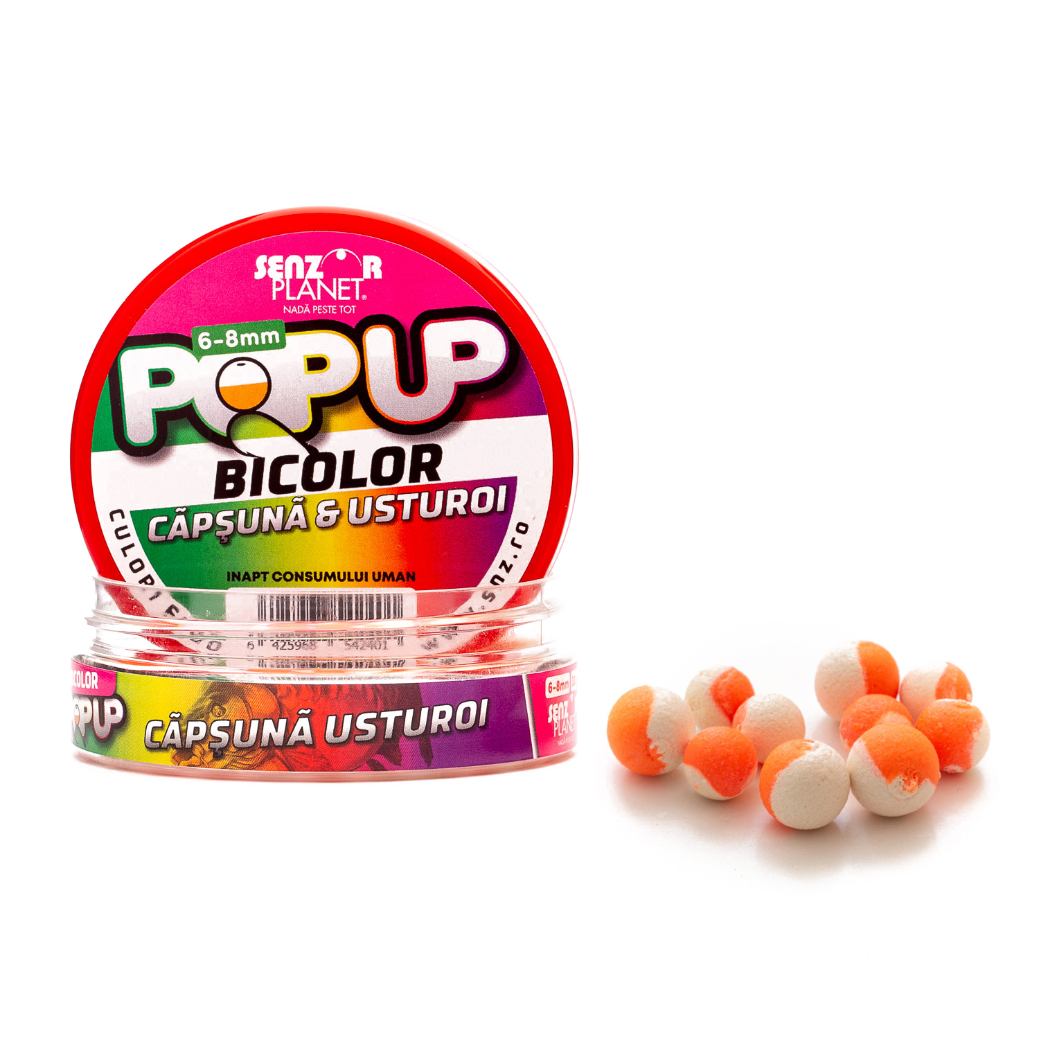 POP-UP BICOLOR CAPSUNA & USTUROI 6-8mm 30g
