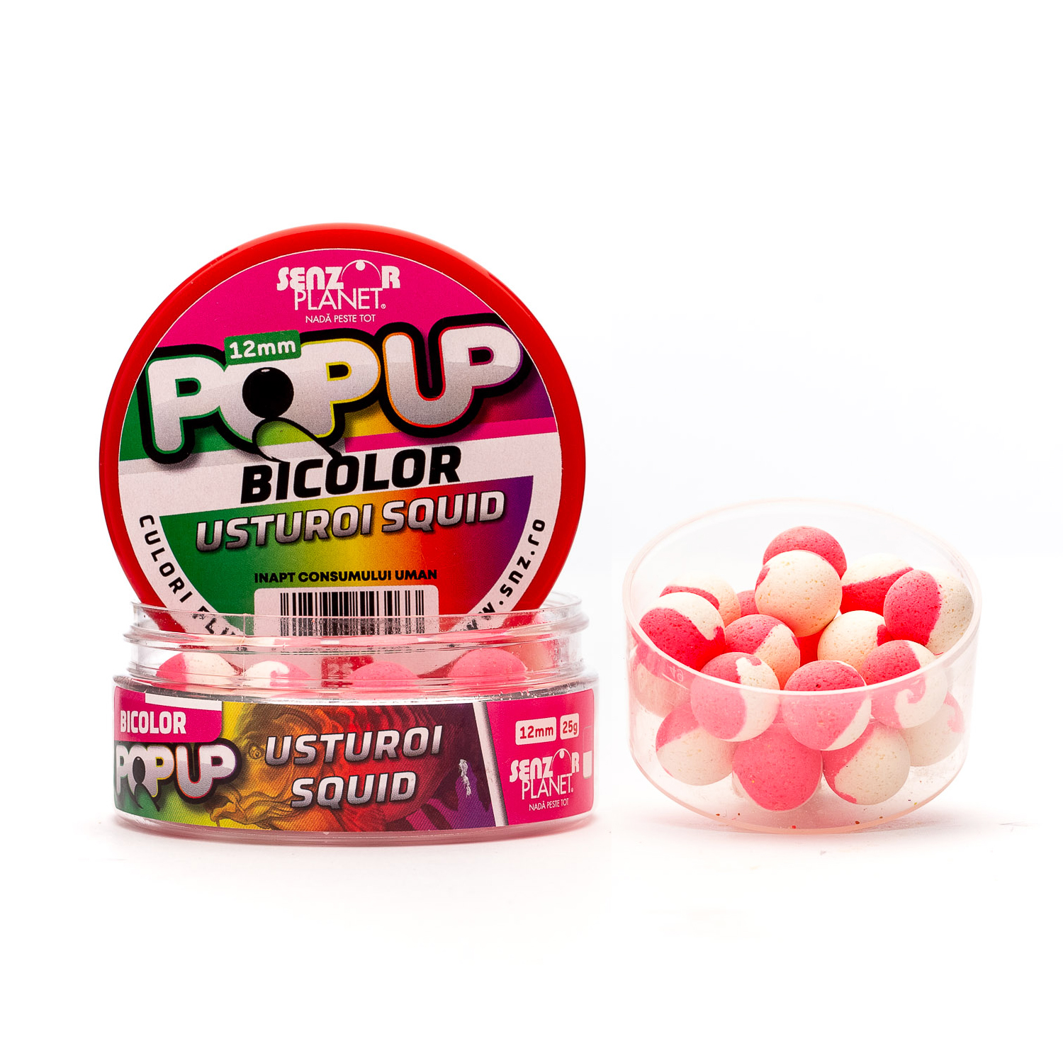 POP-UP BICOLOR USTUROI & SQUID 12mm 25g
