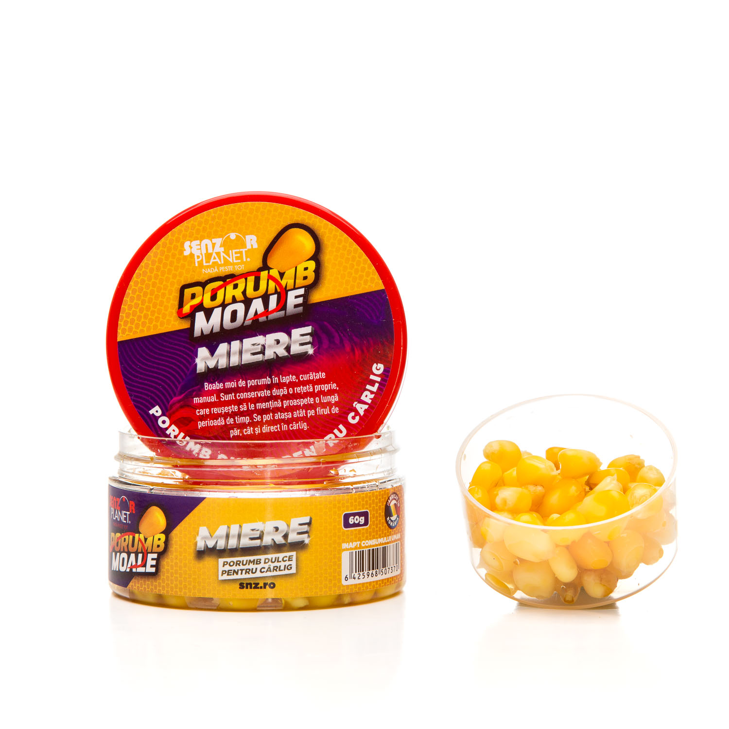 PORUMB MOALE PENTRU CARLIG MIERE 60g