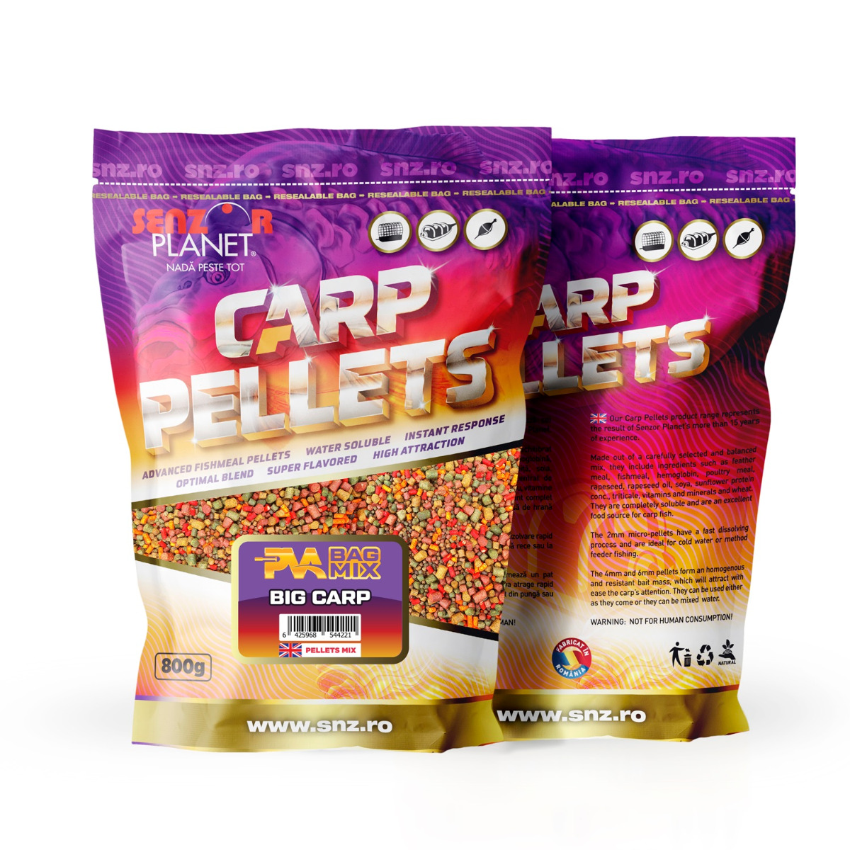 PVA BAG MIX BIG CARP (MIX CULORI) 800g
