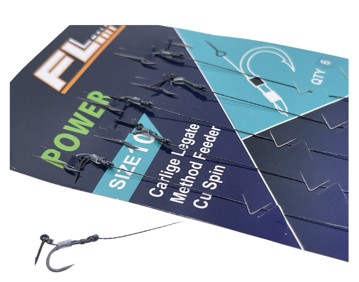 SET RIGURI FL METHOD FEEDER CU SPIN 7mm, CARLIG POWER, 6buc