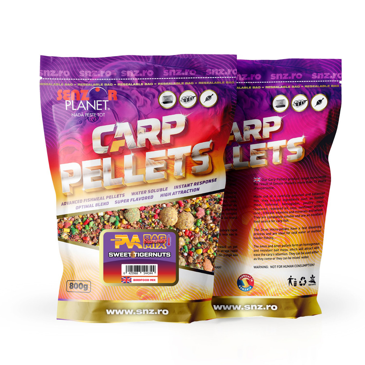 SUMMER&#x20;PVA&#x20;BAG&#x20;MIX&#x20;SWEET&#x20;TIGERNUTS&#x20;&#x28;MIX&#x20;CULORI&#x29;&#x20;800g