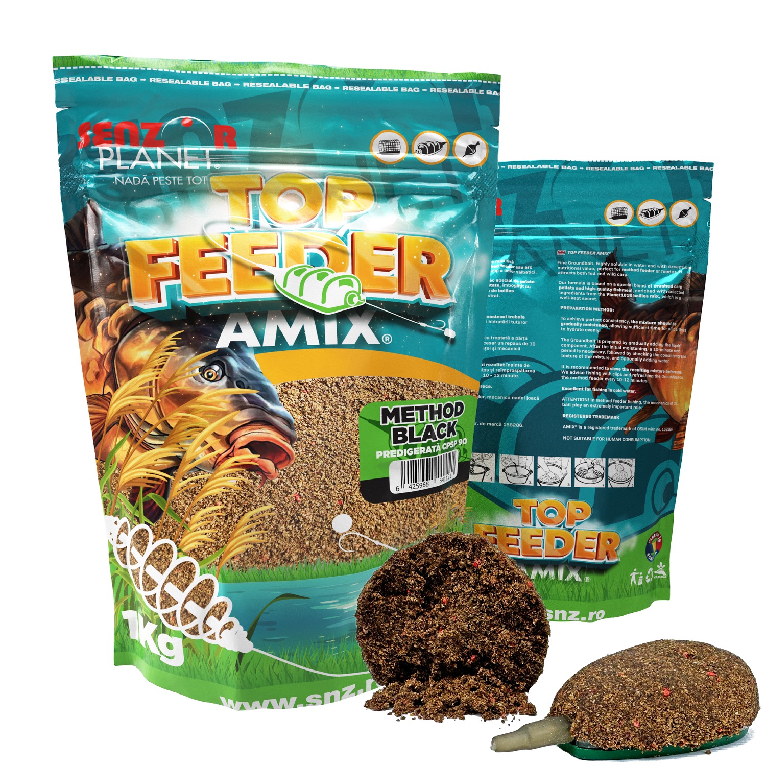 TOP FEEDER AMIX METHOD BLACK 1kg