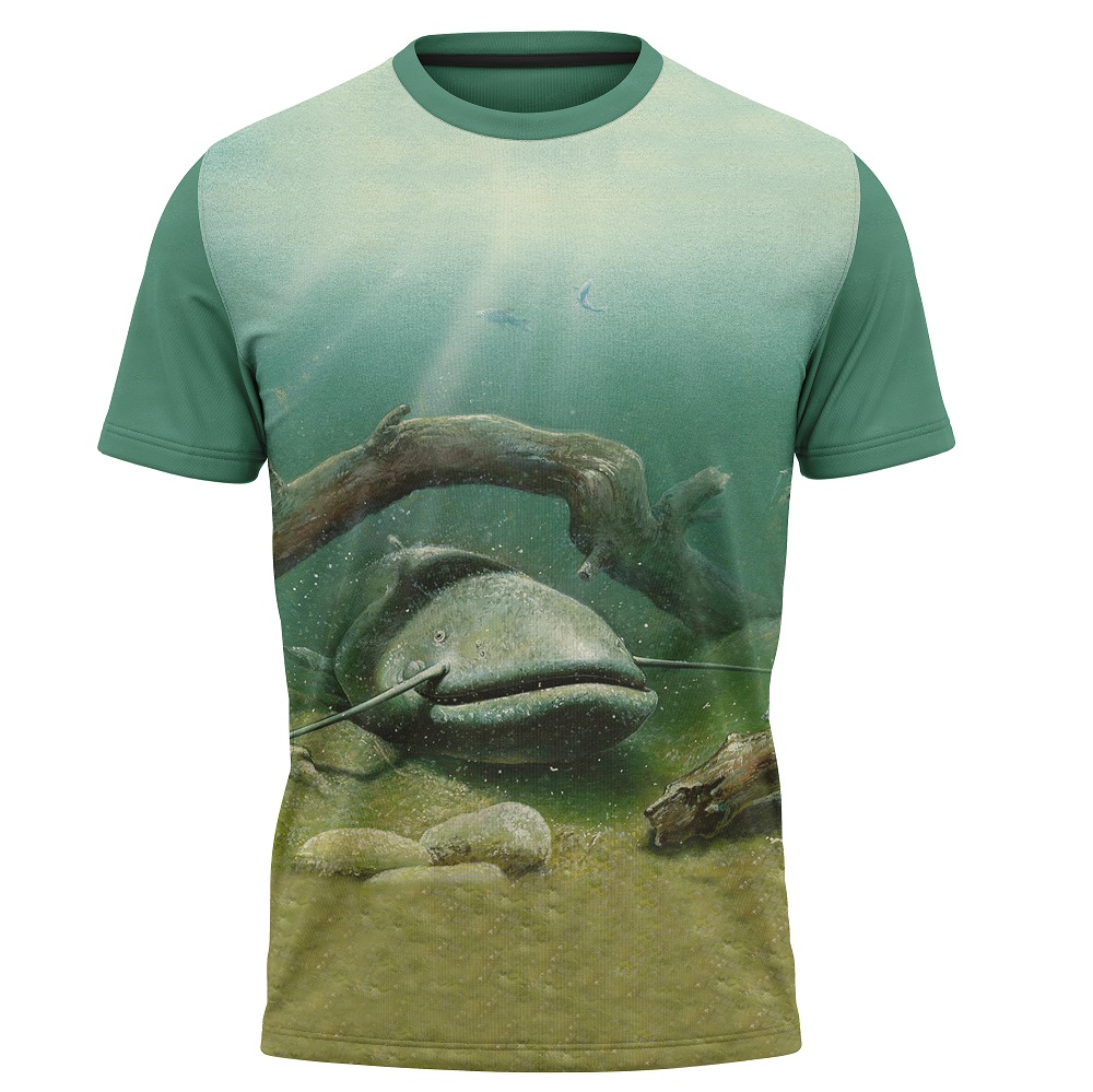 TRICOU PESCUIT SOMN VERDE TURCOAZ