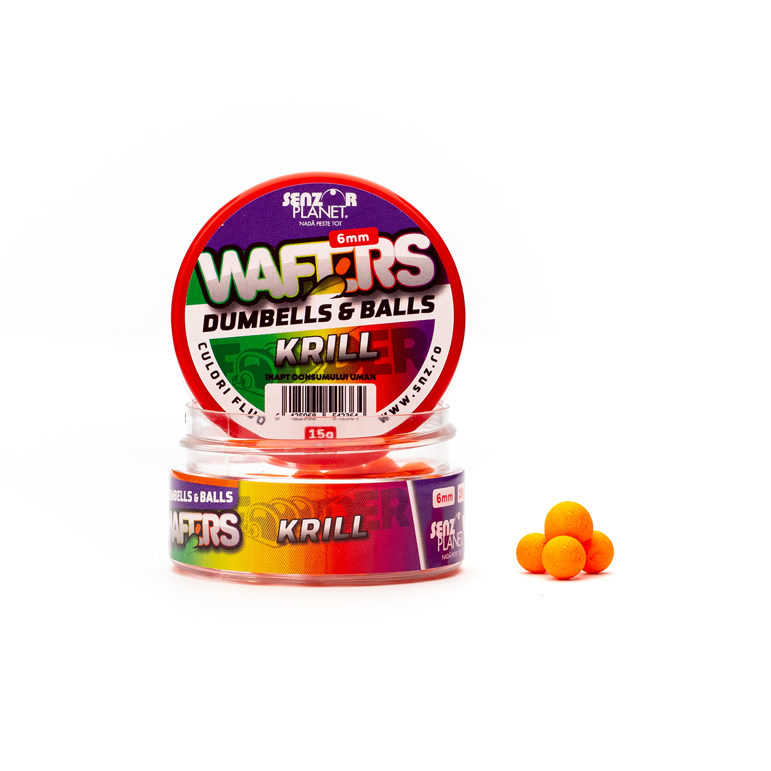 WAFTERS DUMBELLS & BALLS KRILL 6mm 15g