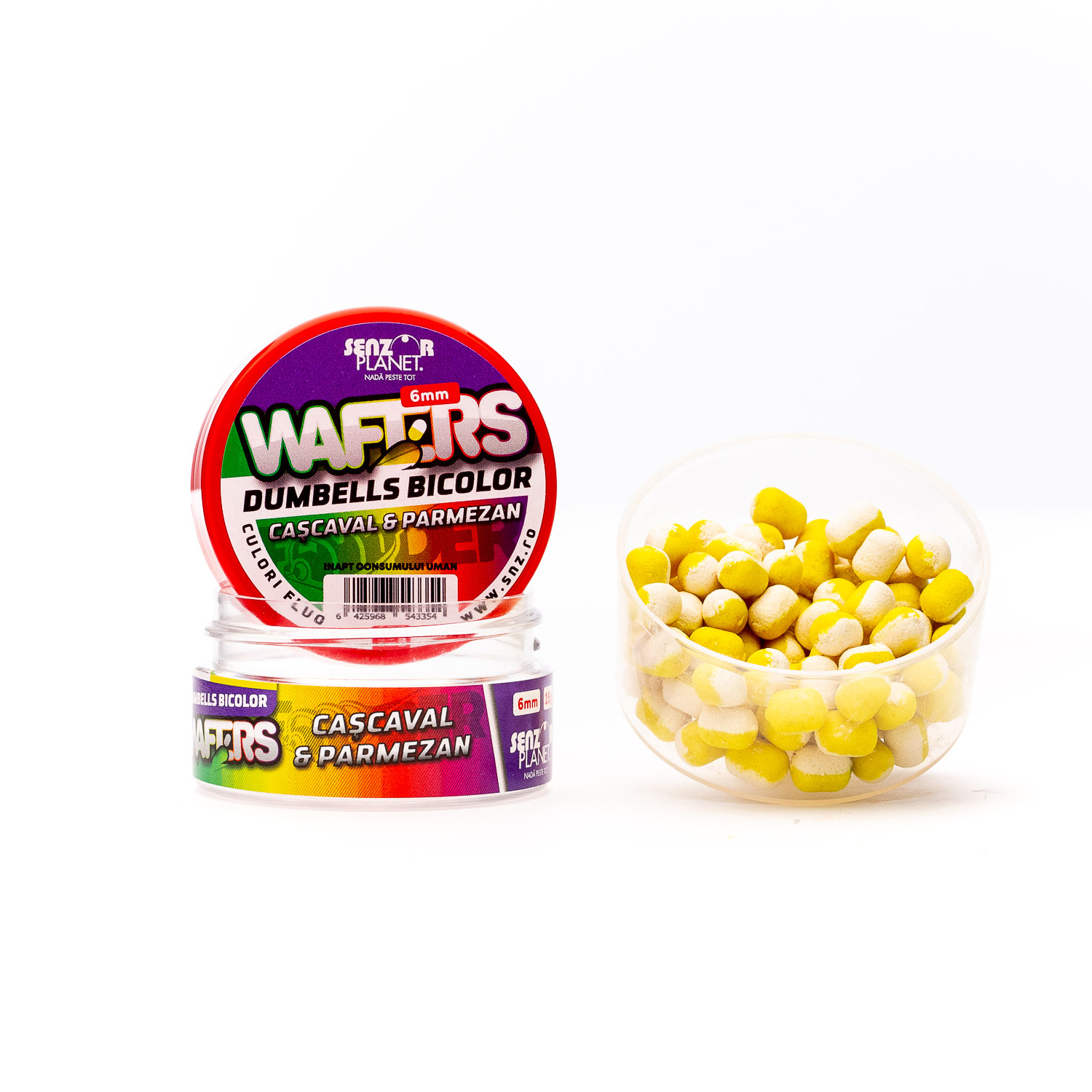 WAFTERS DUMBELLS BICOLOR CASCAVAL & PARMEZAN 6mm 15g