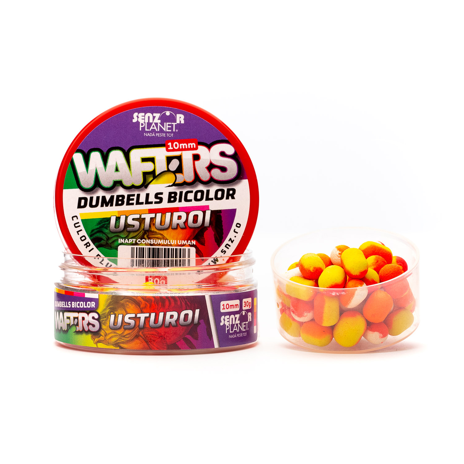 WAFTERS&#x20;DUMBELLS&#x20;BICOLOR&#x20;USTUROI&#x20;10mm&#x20;30g