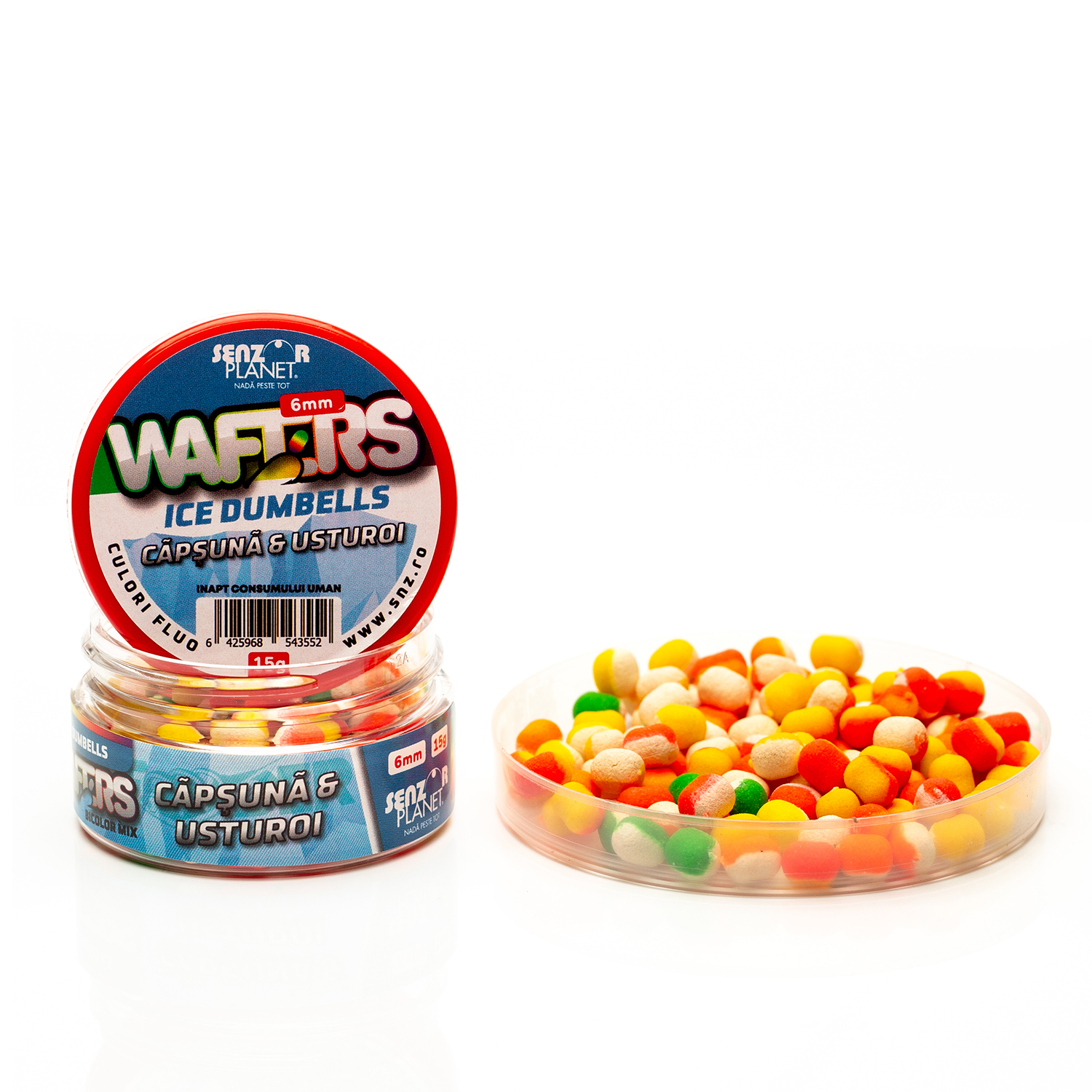 WAFTERS ICE DUMBELLS BICOLOR CAPSUNA & USTUROI 6mm 15g